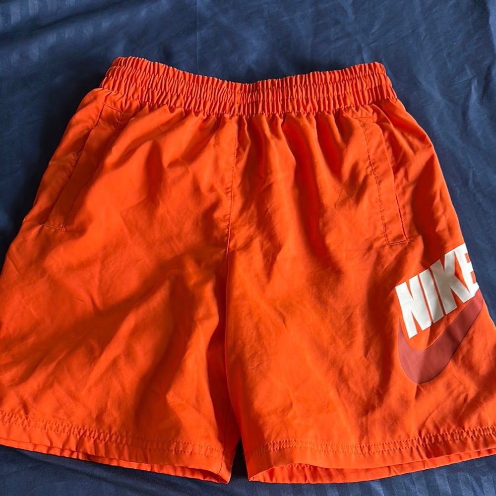 Nike Orange Athletic Breeze Shorts